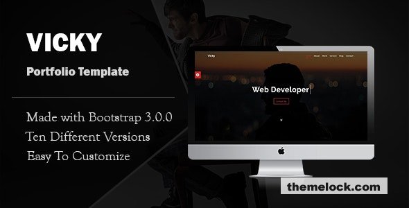 Vicky - Portfolio Template