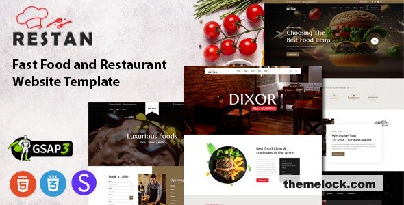 Restan - Restaurant HTML Template