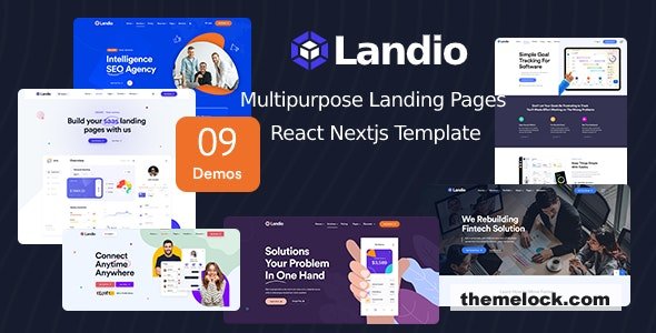 Landio - Multipurpose Landing Page React Template