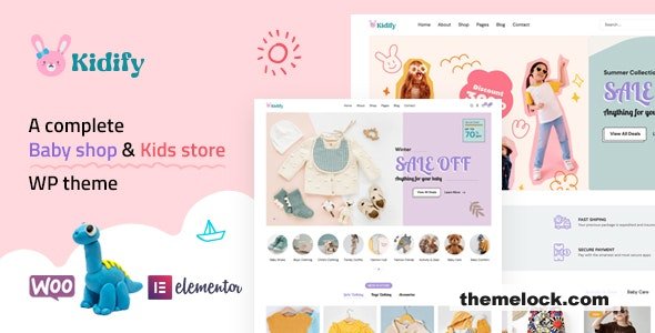 Kidify v1.2.0 - Baby & Kids store eCommerce Woocommerce Theme