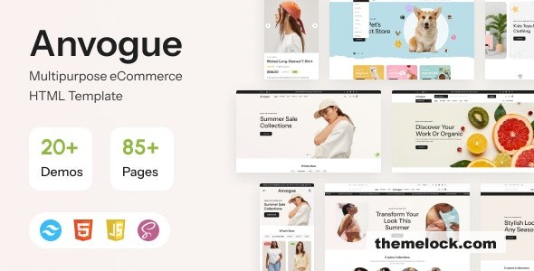 Anvogue - Multipurpose eCommerce HTML Template