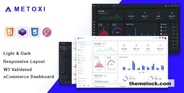 Metoxi - Laravel 11+ Bootstrap 5 Admin Template