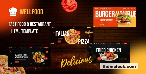 Wellfood - Fast Food & Restaurant HTML Template