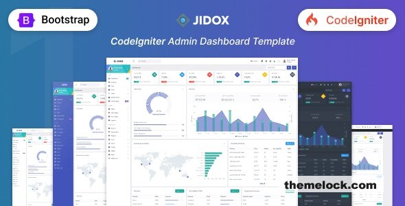 Jidox - Codeigniter Admin & Dashboard UI Kit