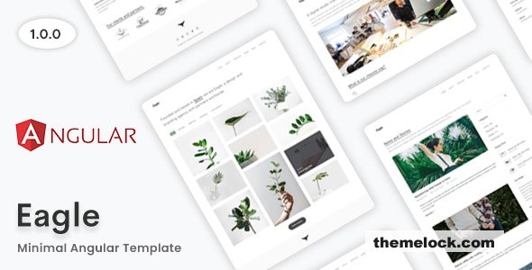 Eagle - Minimal Portfolio Angular Template