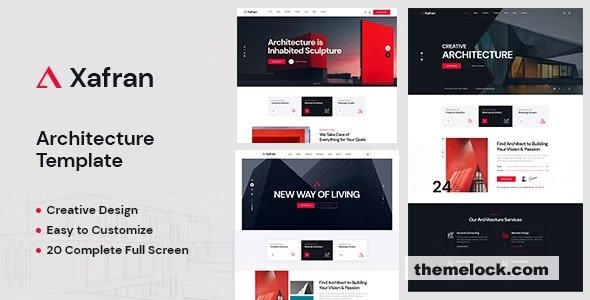 Xafran - Architecture & Interior HTML5 Template