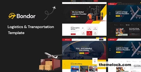 Bondor - Logistics & Transportation HTML Template