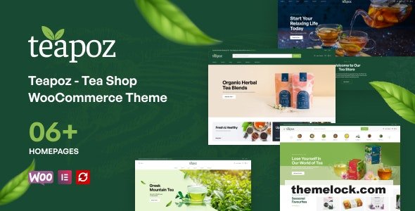 Teapoz v1.1.3 - Tea Shop WooCommerce Theme