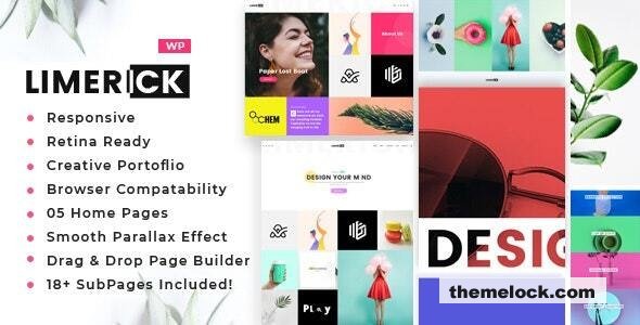 Limerick v2.7 - A Colorful and Modern Multipurpose Portfolio Theme