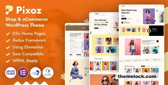 Pixoz v1.0 - Fashion Shop & eCommerce WordPress Theme