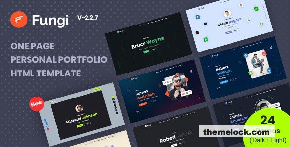 Fungi v2.2.7 - Personal Portfolio Html Template