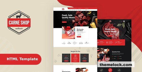 CarneShop - Butcher & Meat Shop HTML template