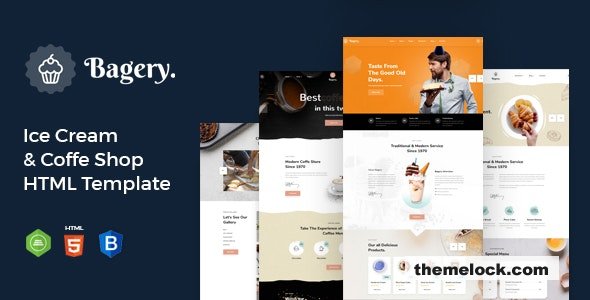 Bagery - Ice Cream Shop HTML5 Template