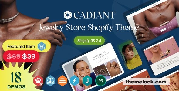 Cadiant v1.2 - Jewelry Store Shopify Theme OS 2.0