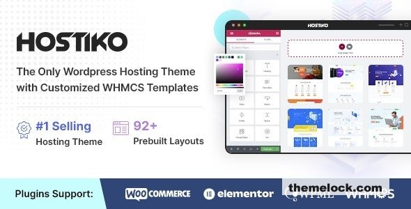 Hostiko v2.3.4 - Hosting WordPress & WHMCS Theme