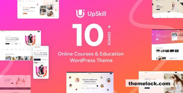 UpSkill v1.0 - Education Online Courses LMS WordPress Theme