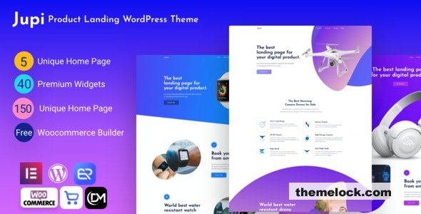 Jupi v3.1.0 - Product Landing WordPress Theme