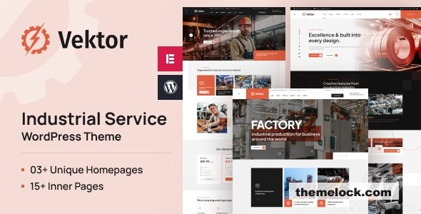 Vektor v1.0.0 - Industrial Service WordPress Theme