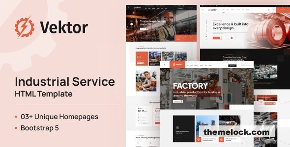 Vector - Industrial Service HTML Template