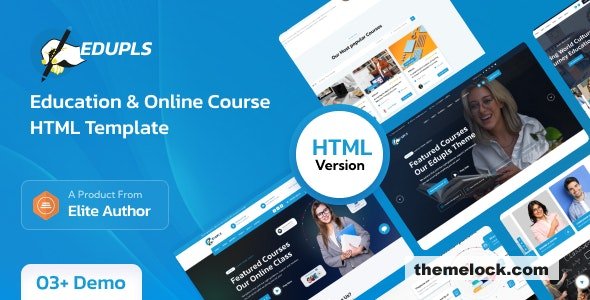 Edupls - Education & Online Course HTML Template