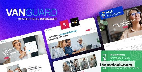 Vanguard v1.0 - Consulting & Insurance WordPress Theme