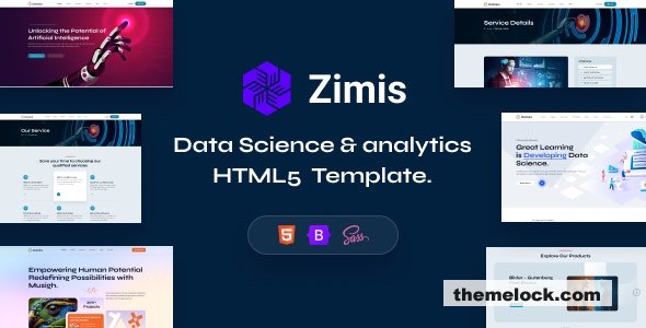 Zimis - Data Science & Analytics HTML5 Template