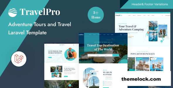 TravelPro - Adventure Tour and Travel Agency Laravel 11 Template