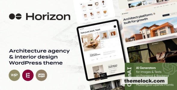 Horizon v1.1 - Interior Design WordPress Theme