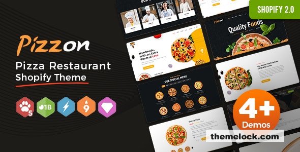 Pizzon v1.0.1 - Pizza Restaurant, Fast Food Shopify Theme