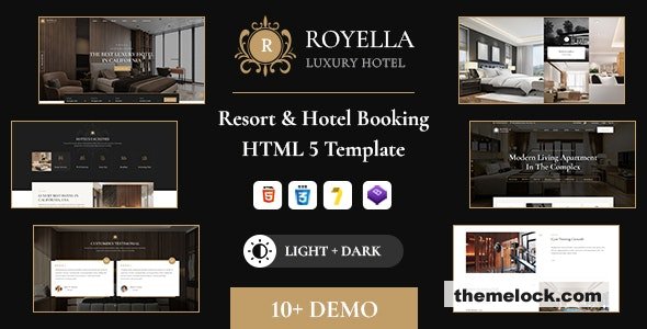 Royella - Resort and Hotel Boking HTML5 Template