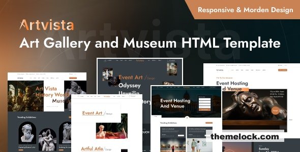 Artvista - Art Gallery And Museum HTML Template