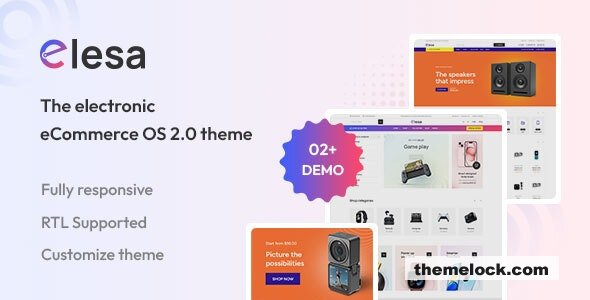 Elesa - Electronics & Gadgets Ecommerce Shopify 2.0 Theme