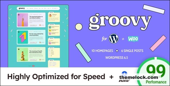 Groovy v2.3.0 - Modern & Lightweight Blog for WordPress