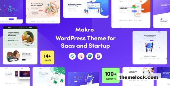 Makro v1.2.9 - WordPress Theme For Saas & Startup