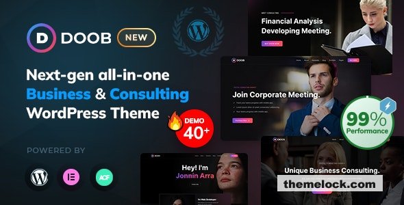 Doob v2.0.2 - Business & Consulting WordPress Theme