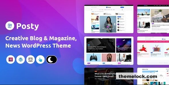 Posty v1.0 - News Magazine WordPress Theme