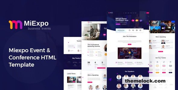 MiExpo - Event Conference HTML Template