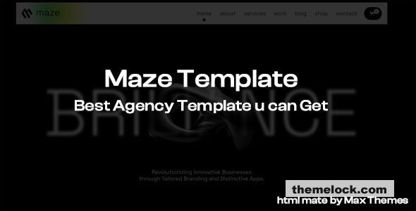 Maze - Agency Portfolio HTML Template