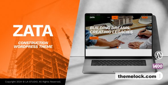 Zata v1.0.0 - Construction WordPress Theme