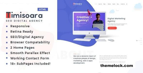 Timisoara - SEO /Digital Agency HTML5 Template