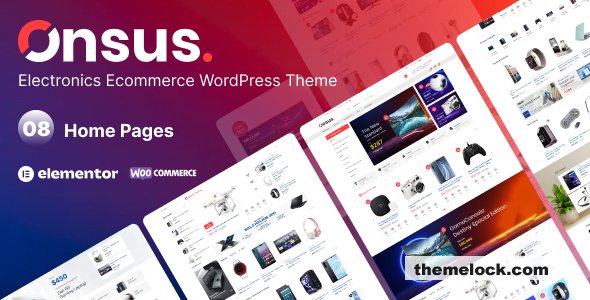 Onsus v1.0.0 - Electronics E-commerce WordPress Theme