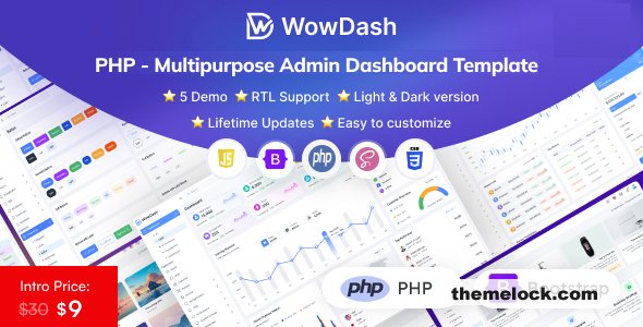 WowDash - PHP - Multipurpose Admin Dashboard Template