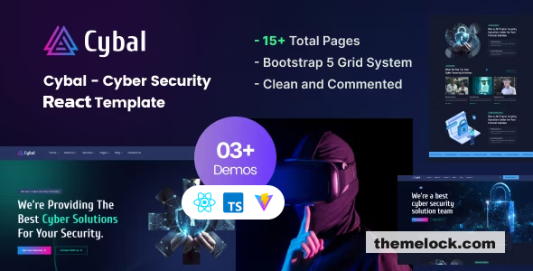 Cybal - Cyber Security React js Template