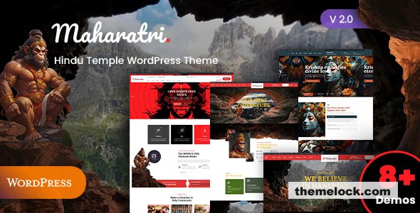 Maharatri v1.2 - Hindu Temple WordPress Theme