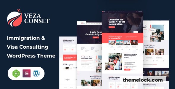 Vezaconslt v1.3 - immigration and Visa Consulting WordPress Theme