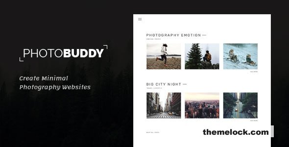 PhotoBuddy - Photography HTML Template