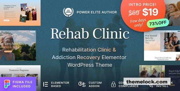 Rehab Clinic v1.0.1 - Addiction Recovery Center WordPress Theme