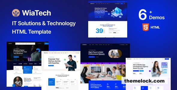 WiaTech - IT Services & Development HTML Template