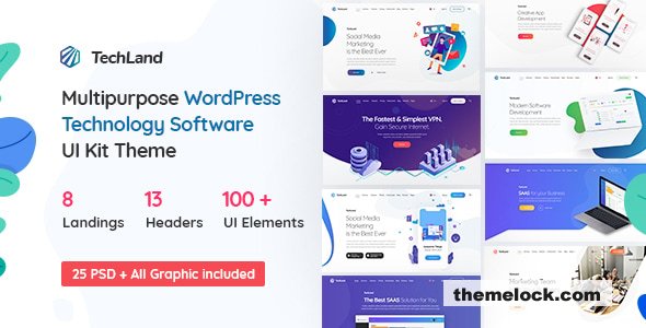 Techland v1.9.0 - Multipurpose Technology WordPress Theme