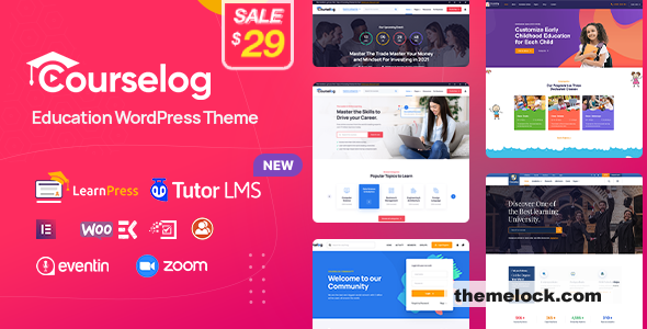 Courselog v1.4.1 - Education WordPress Theme